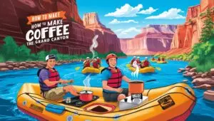 how to make coffee when rafting the grand canyon