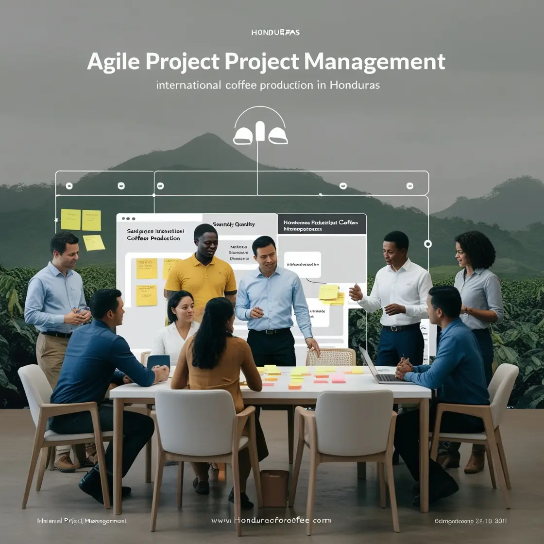 Agile project management in coffee industry in Honduras with coffee farms and production process