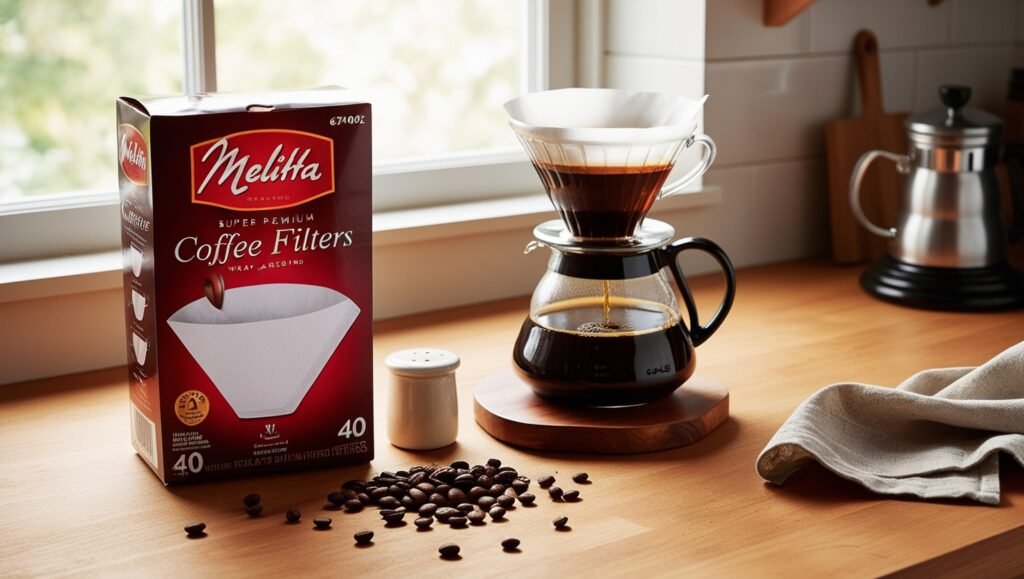 melitta 627402 super premium wrap around coffee filters 40 count
