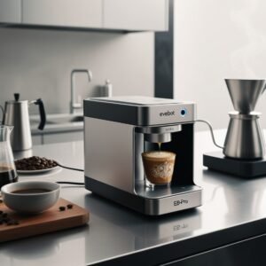evebot eb-pro metal countertop single cup coffee printer