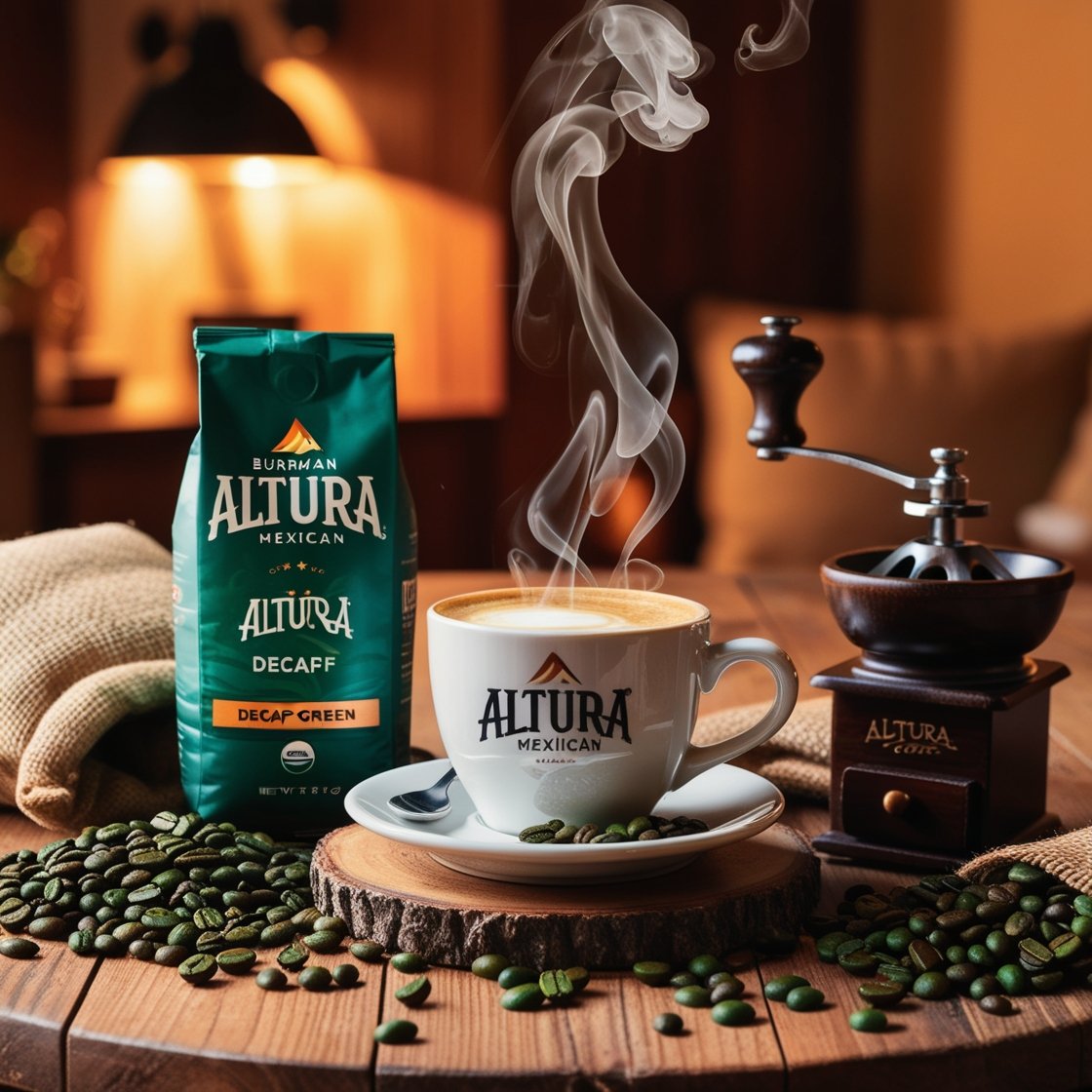 burman mexican altura coffee decaf green