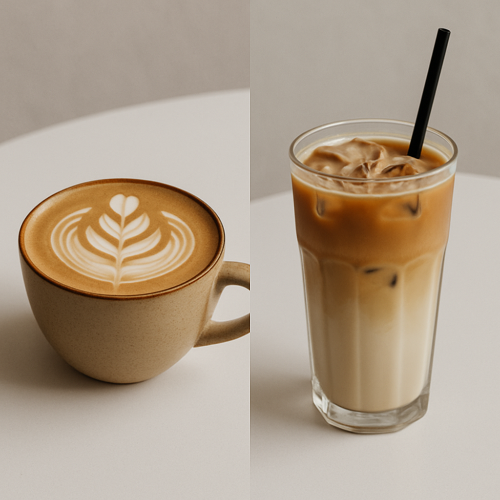 are lattes hot or cold