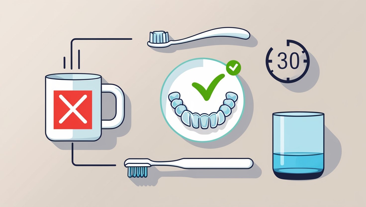 can you drink coffee with invisalign
