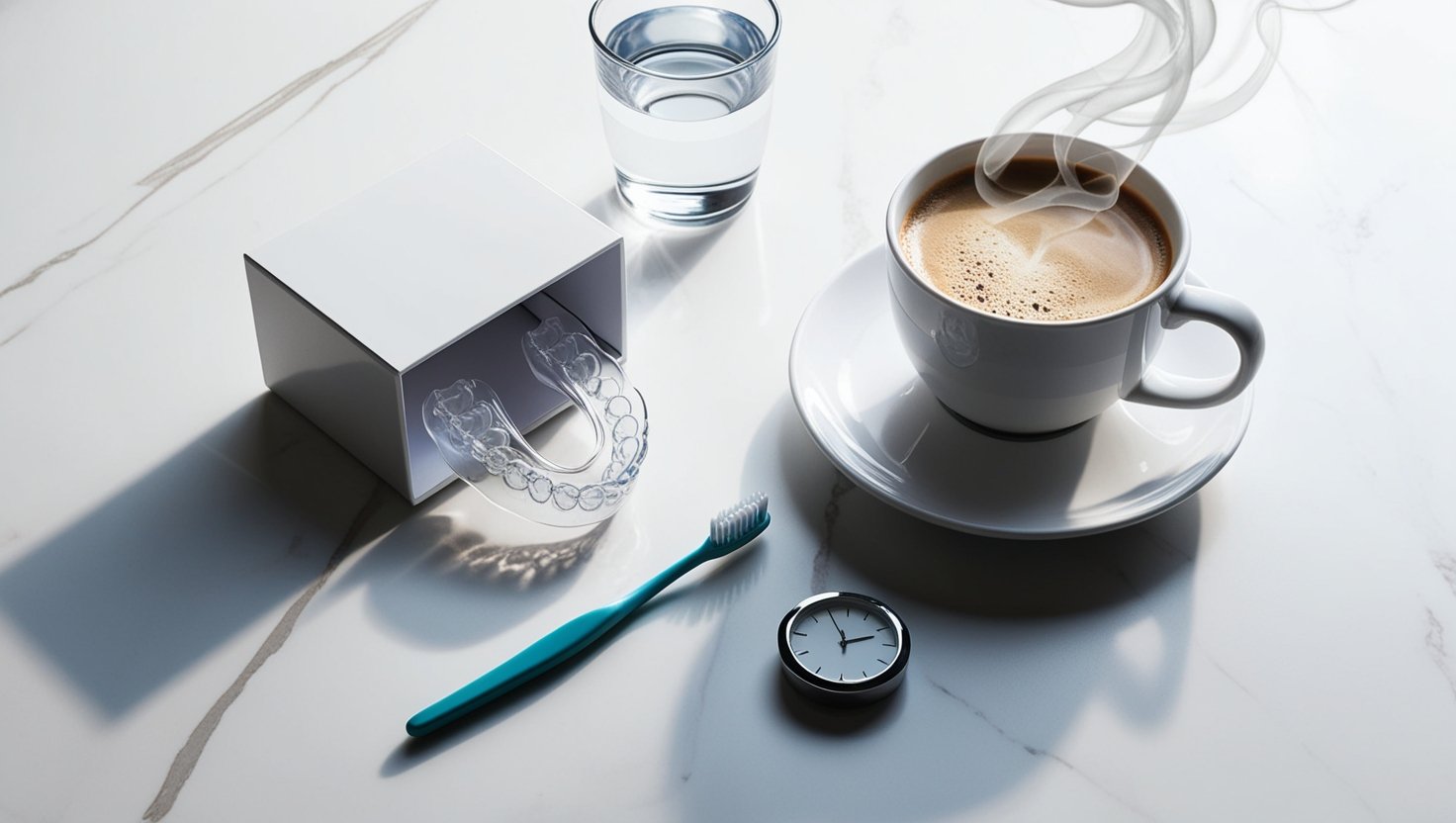 can you drink coffee with invisalign