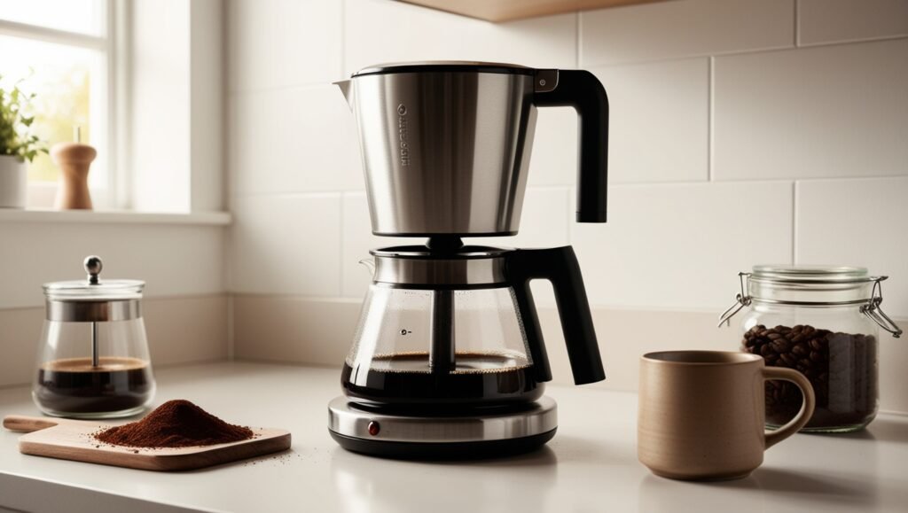 is there an automatic drip coffee maker without plastic parts