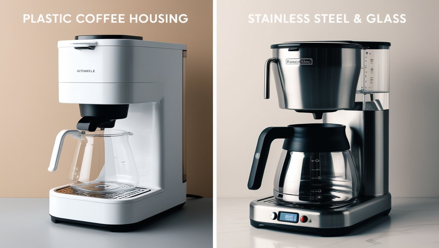 is there an automatic drip coffee maker without plastic parts