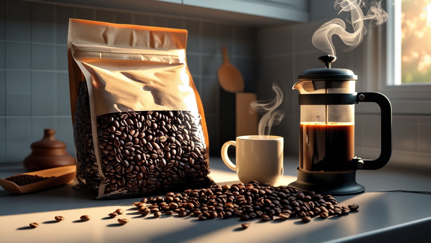 5lb dark roastes french press coffee beans