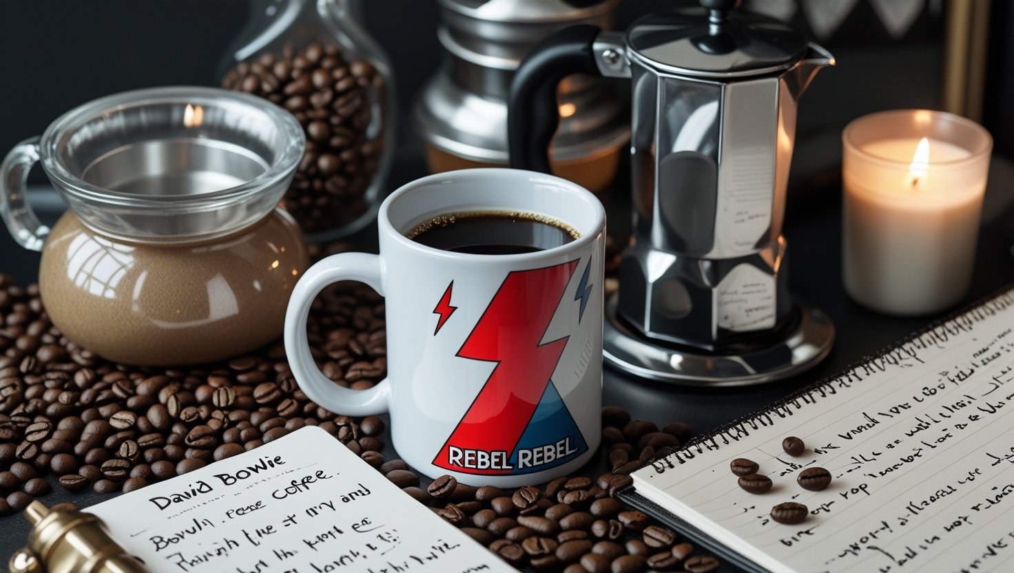pyramid america david bowie rebel rebel 11 oz coffee mug