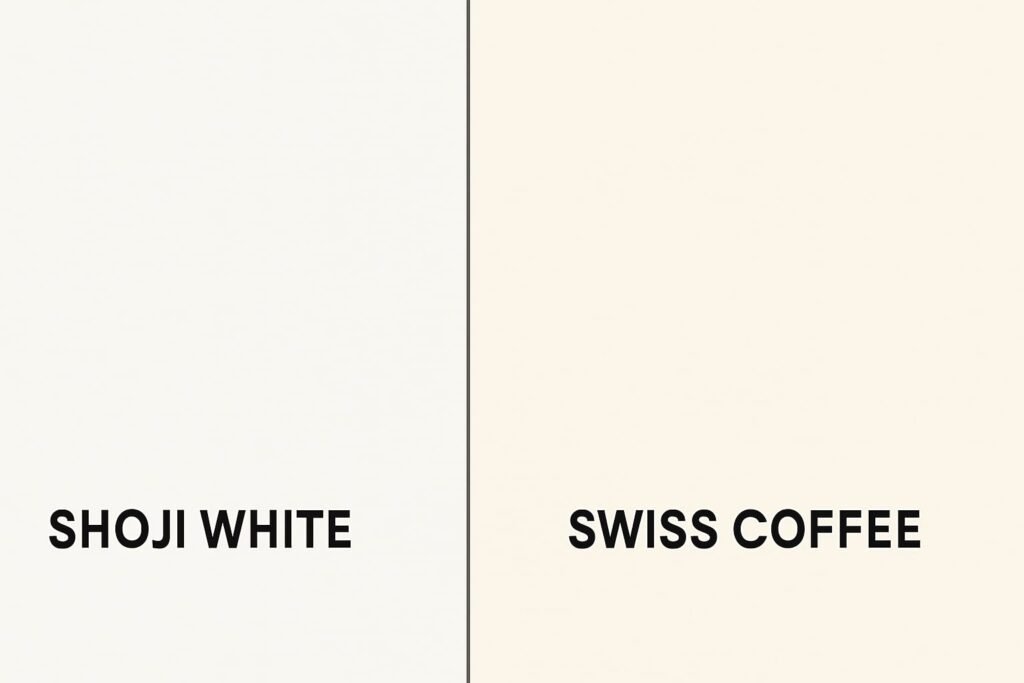 Shoji White vs Swiss Coffee