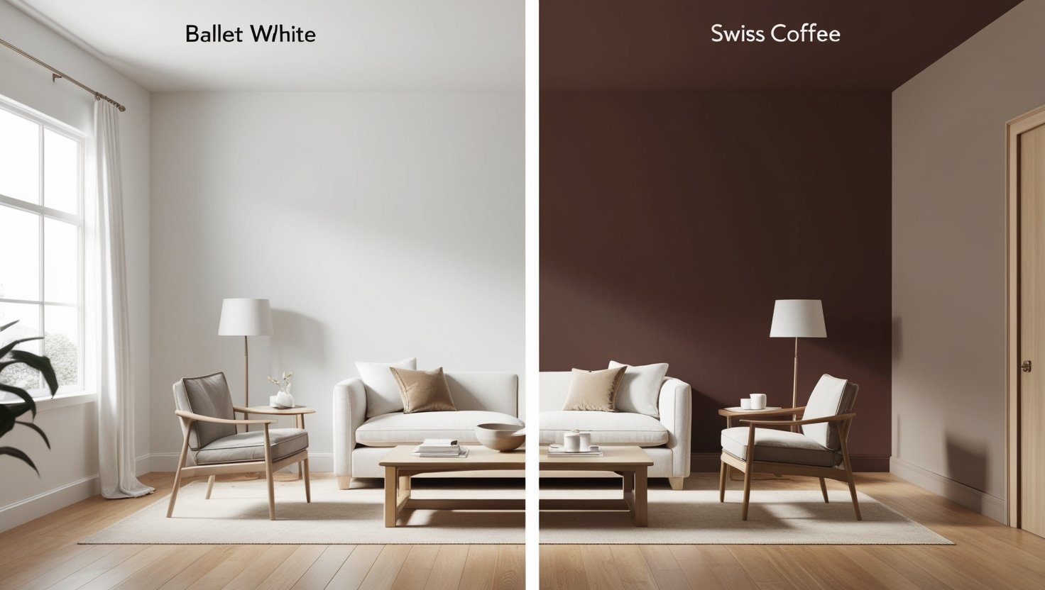 ballet white vs swiss coffee