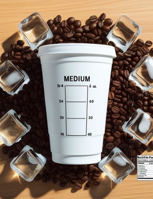 how many ounces is a medium dunkin iced coffee