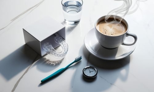 can you drink coffee with invisalign